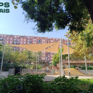 Tendals troquelats als Jardins de la Mediterrània (4)